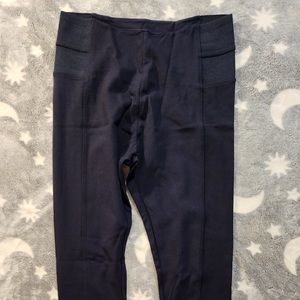 Guess Black Moto Leggings Size L